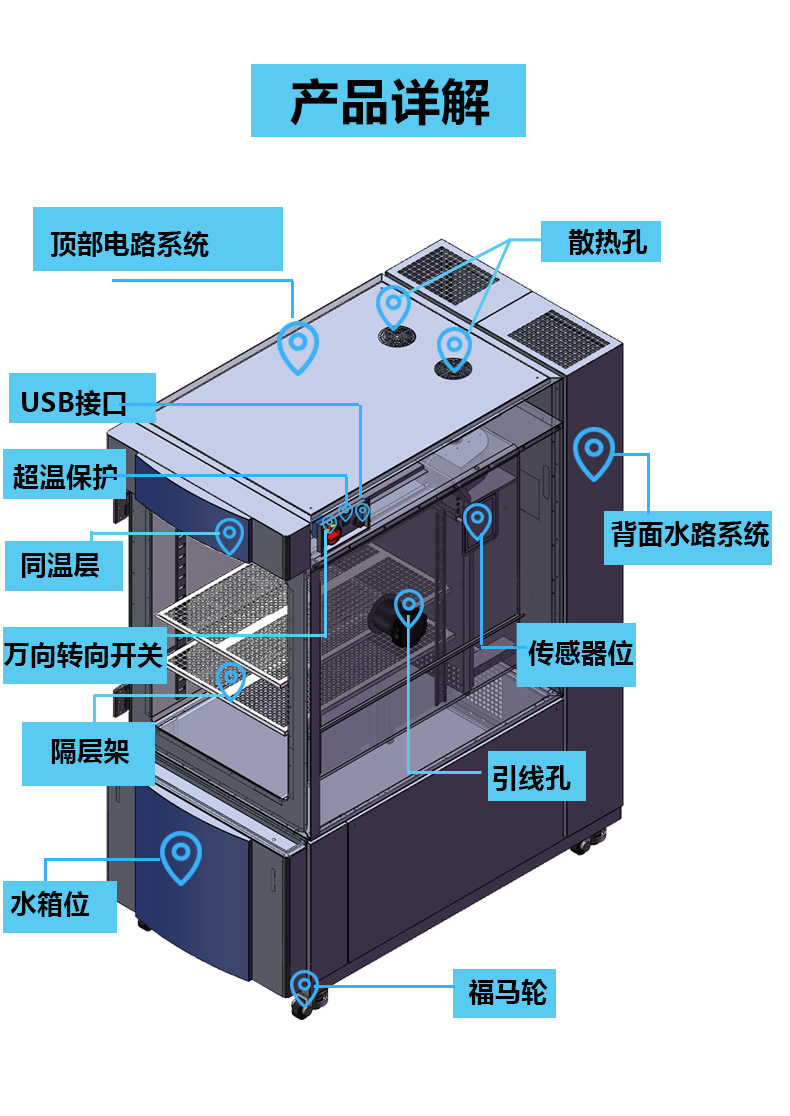 勤卓高低温湿热交变循环试验箱